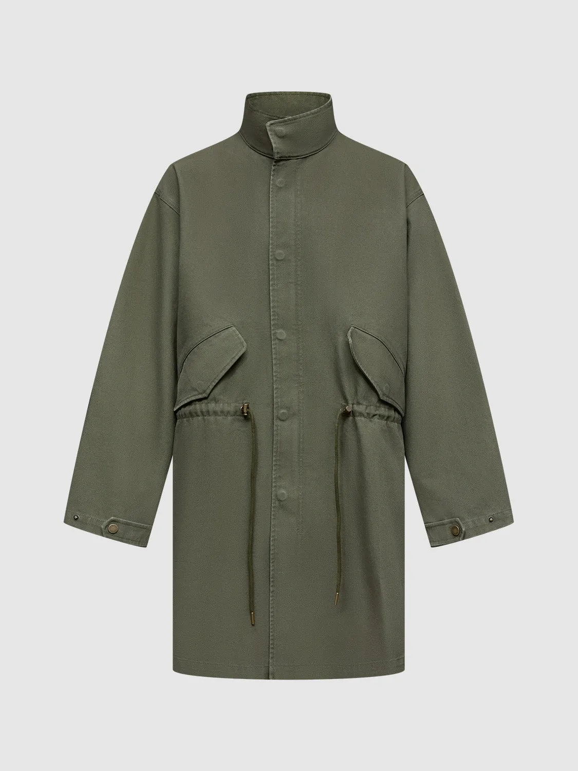 Drawstring Trench Coats sold by Urban Revivo product image thumbnail 3