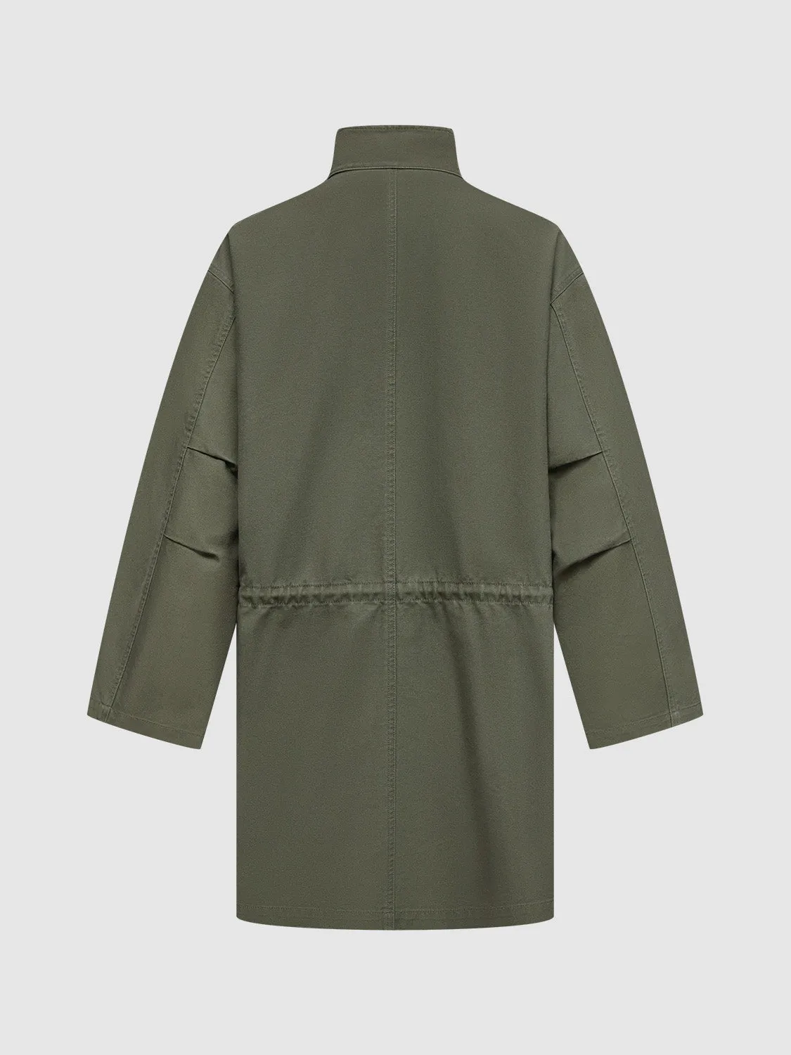 Drawstring Trench Coats sold by Urban Revivo product image thumbnail 2