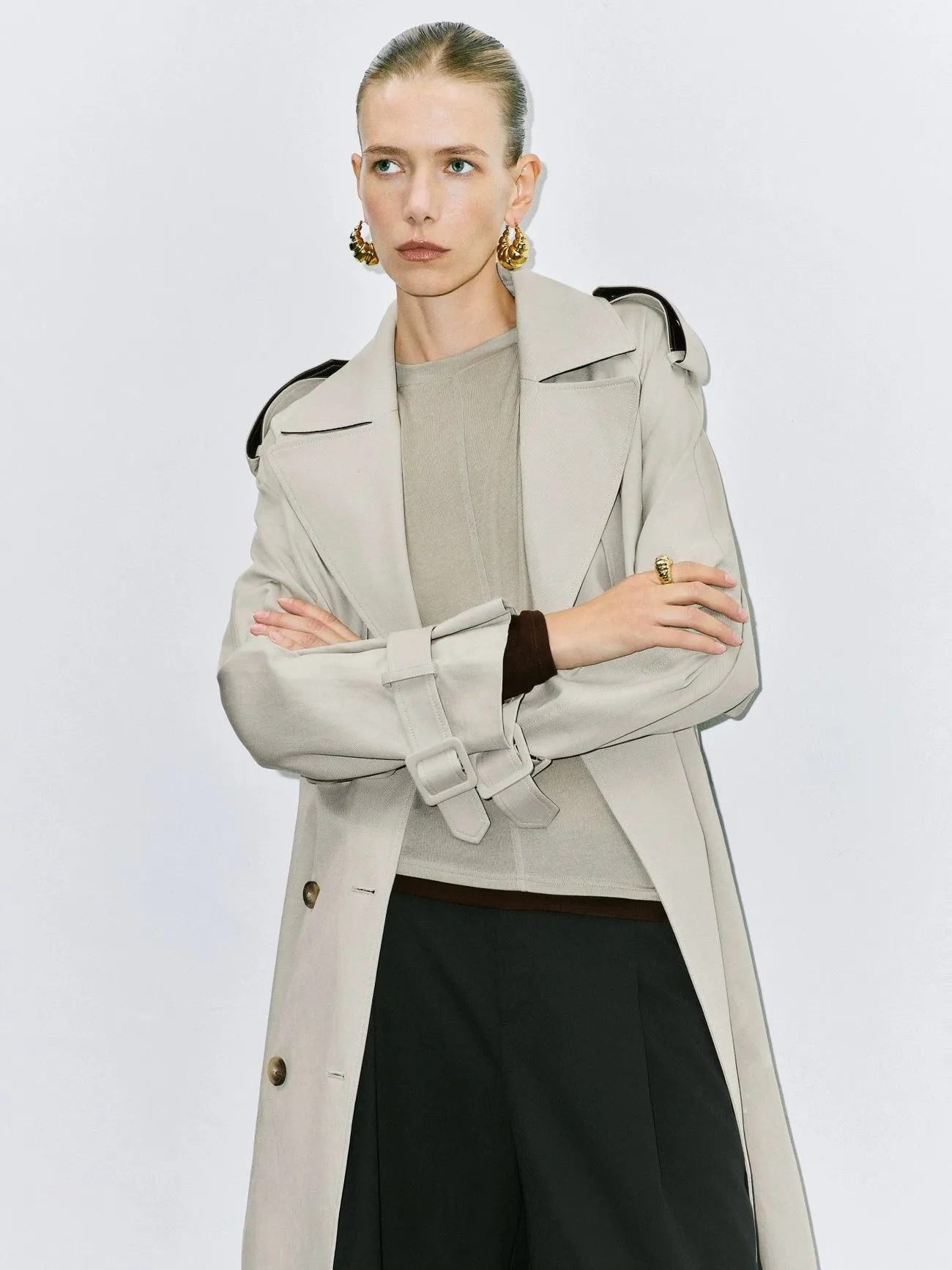 Double Breasted Trench Coats sold by Urban Revivo product image thumbnail 2