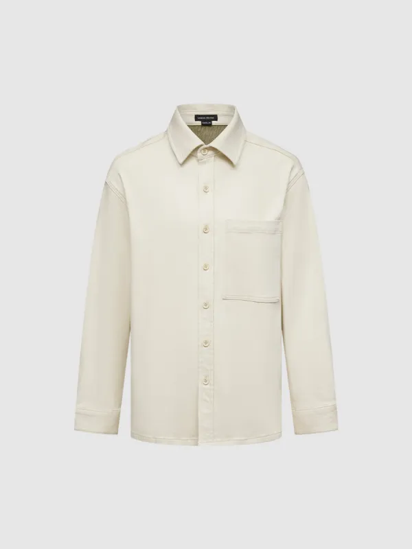 Denim Loose Shirts sold by Urban Revivo