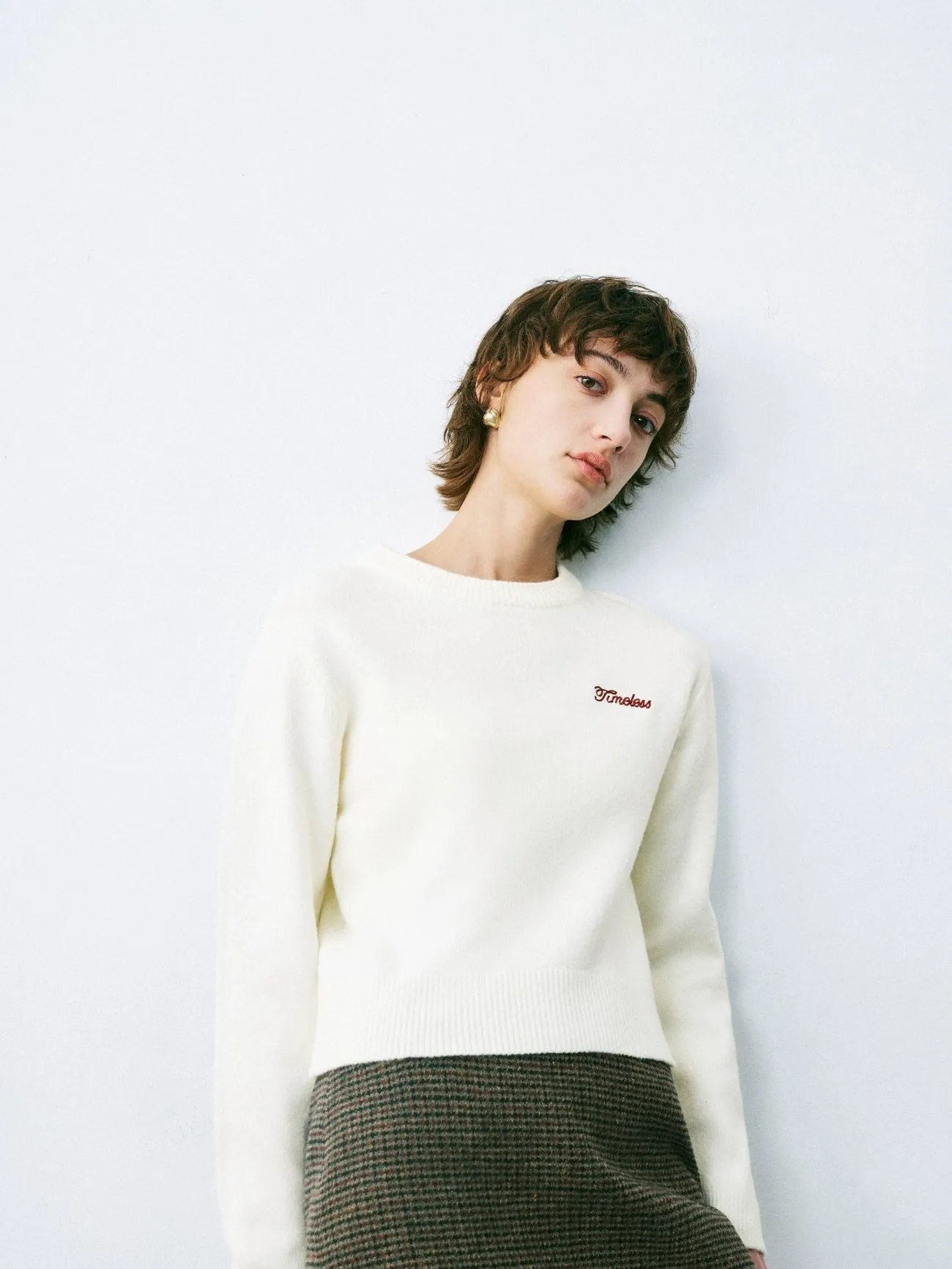 Crew Neck Knitted T-Shirts sold by Urban Revivo product image thumbnail 3