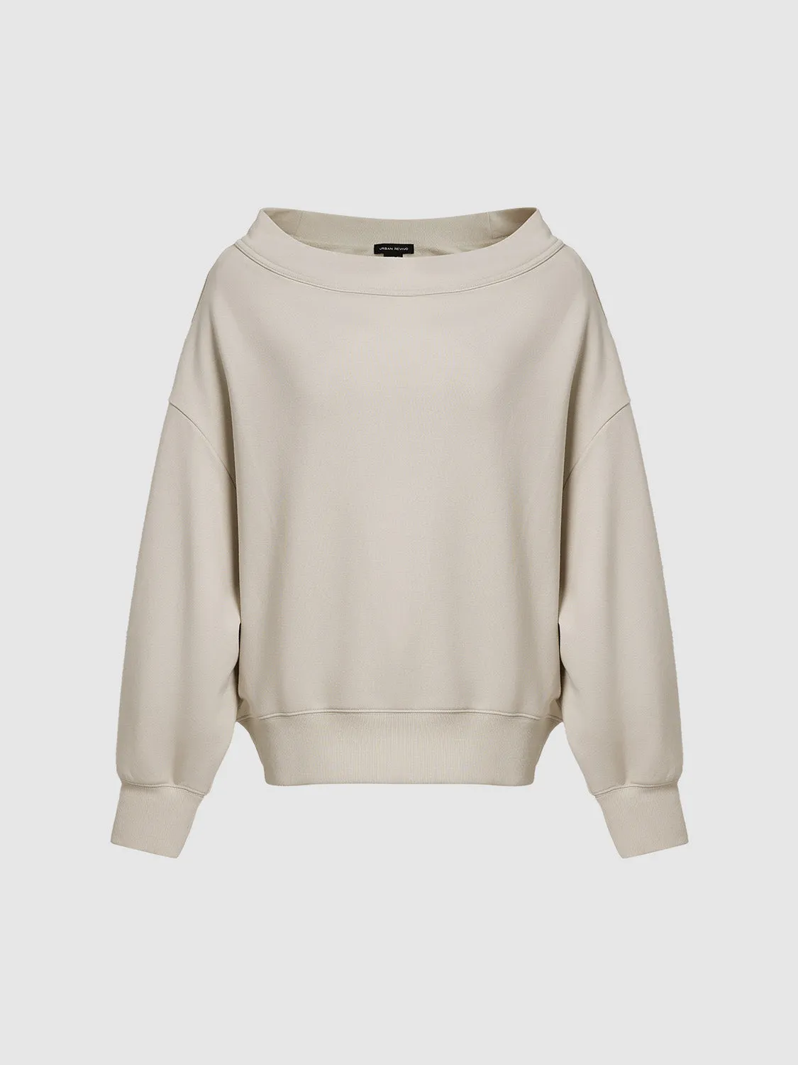 Crew Neck Loose Sweatshirts sold by Urban Revivo product image thumbnail 3