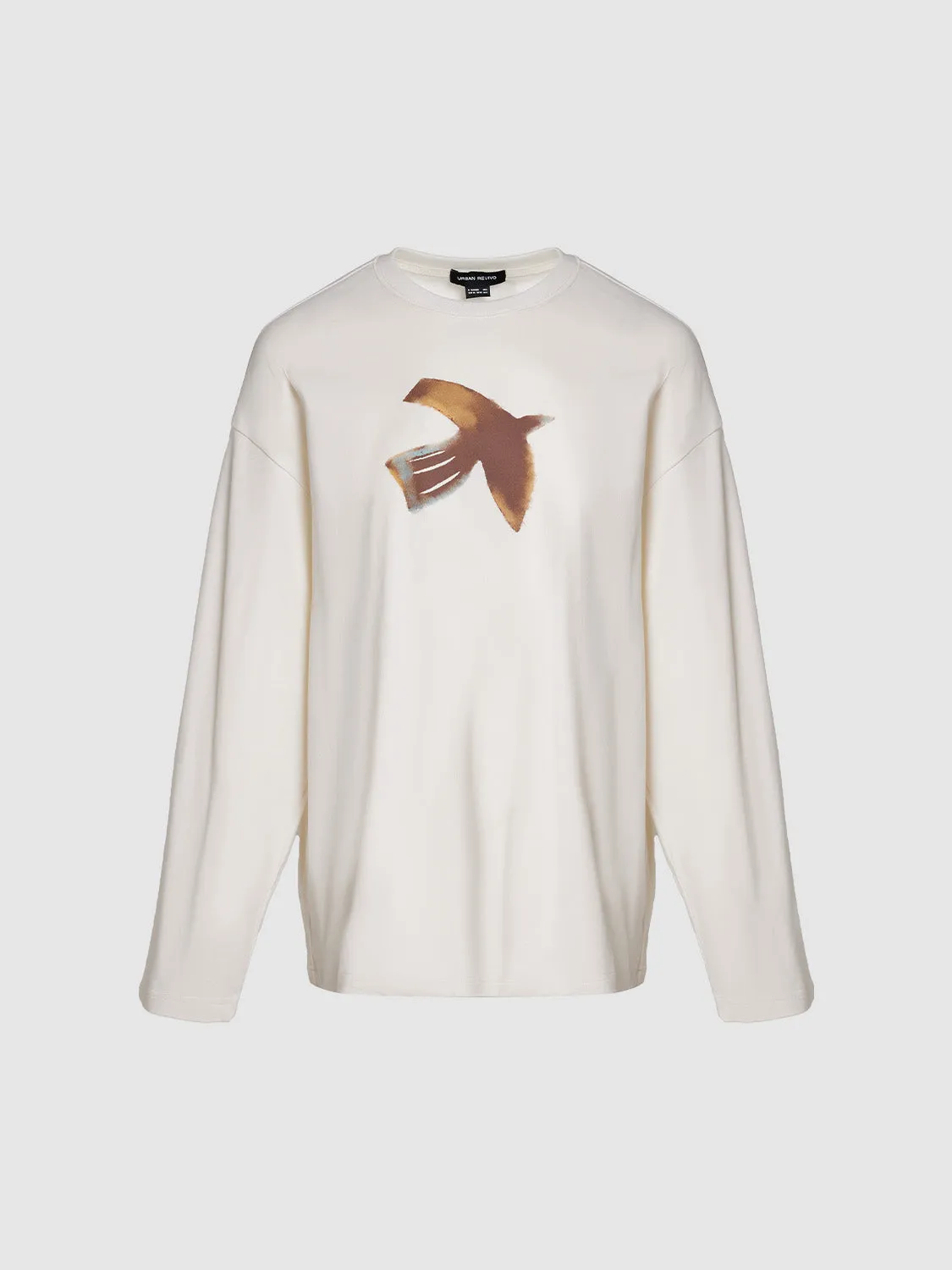Crew Neck Loose T-Shirts sold by Urban Revivo product image thumbnail 3