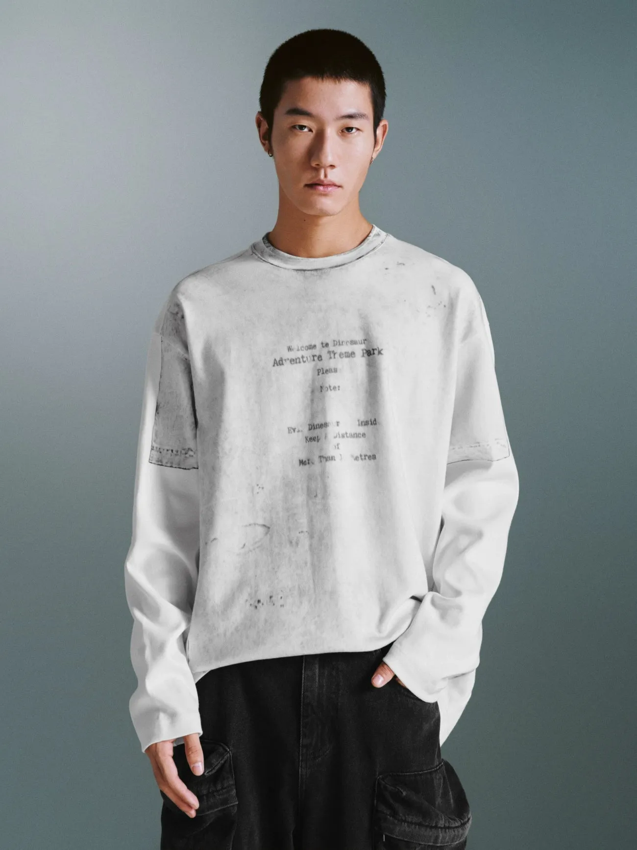 Crew Neck Printed T-Shirts sold by Urban Revivo product image thumbnail 2