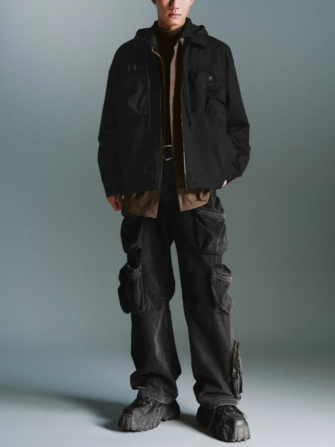 Chest Pocket Padded Coats sold by Urban Revivo product image thumbnail 4