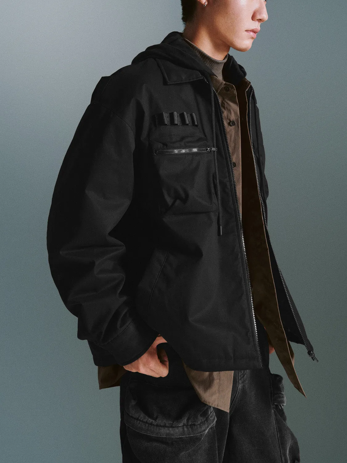 Chest Pocket Padded Coats sold by Urban Revivo product image thumbnail 2