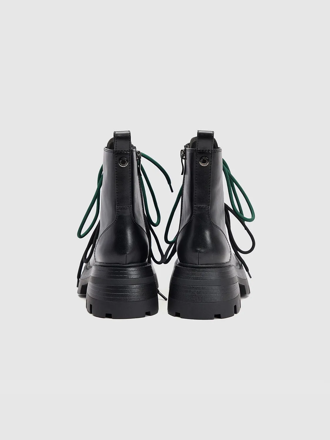 Chunky Lace Up Booties sold by Urban Revivo product image thumbnail 3