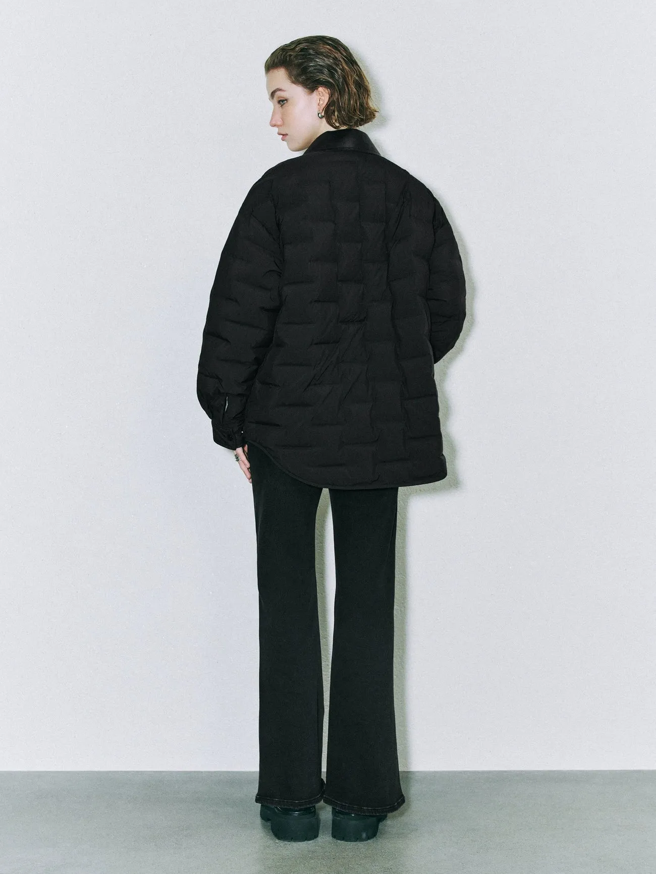 Chain Decor Down Outerwear sold by Urban Revivo product image thumbnail 4