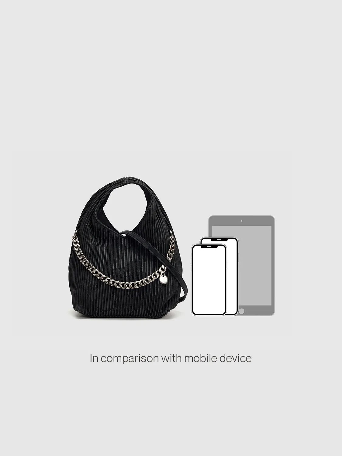 Corduroy Chain Decor Shoulder Bags sold by Urban Revivo product image thumbnail 5