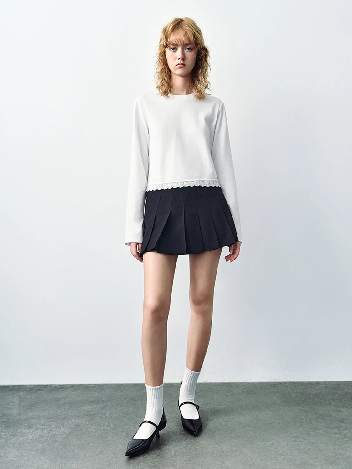 Crew Neck Regular T-Shirts sold by Urban Revivo product image thumbnail 4