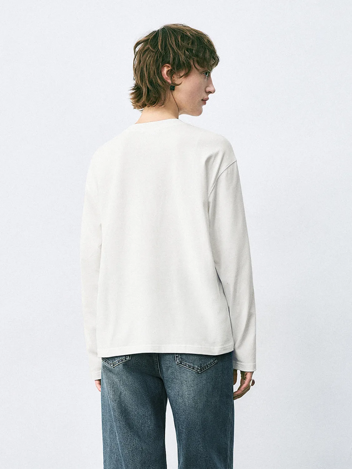 Crew Neck Loose T-Shirts sold by Urban Revivo product image thumbnail 2