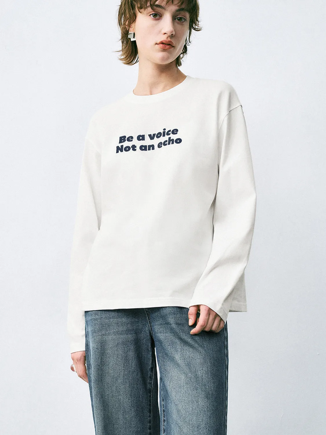 Crew Neck Loose T-Shirts sold by Urban Revivo product image thumbnail 5