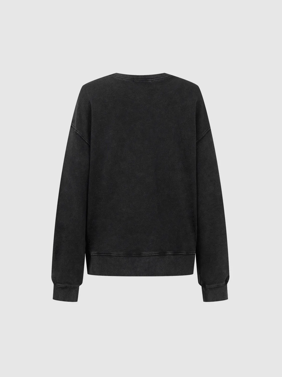 Crew Neck Loose Sweatshirts sold by Urban Revivo product image thumbnail 2