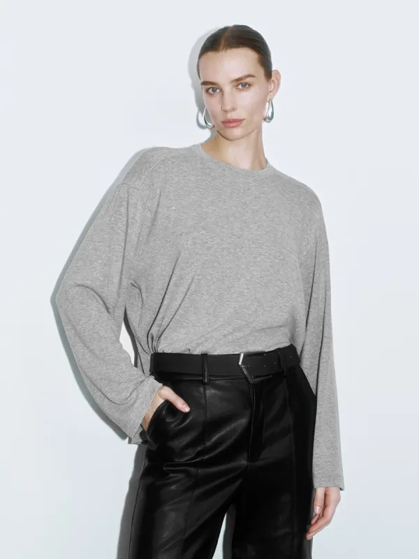 Crew Neck Loose T-Shirts sold by Urban Revivo