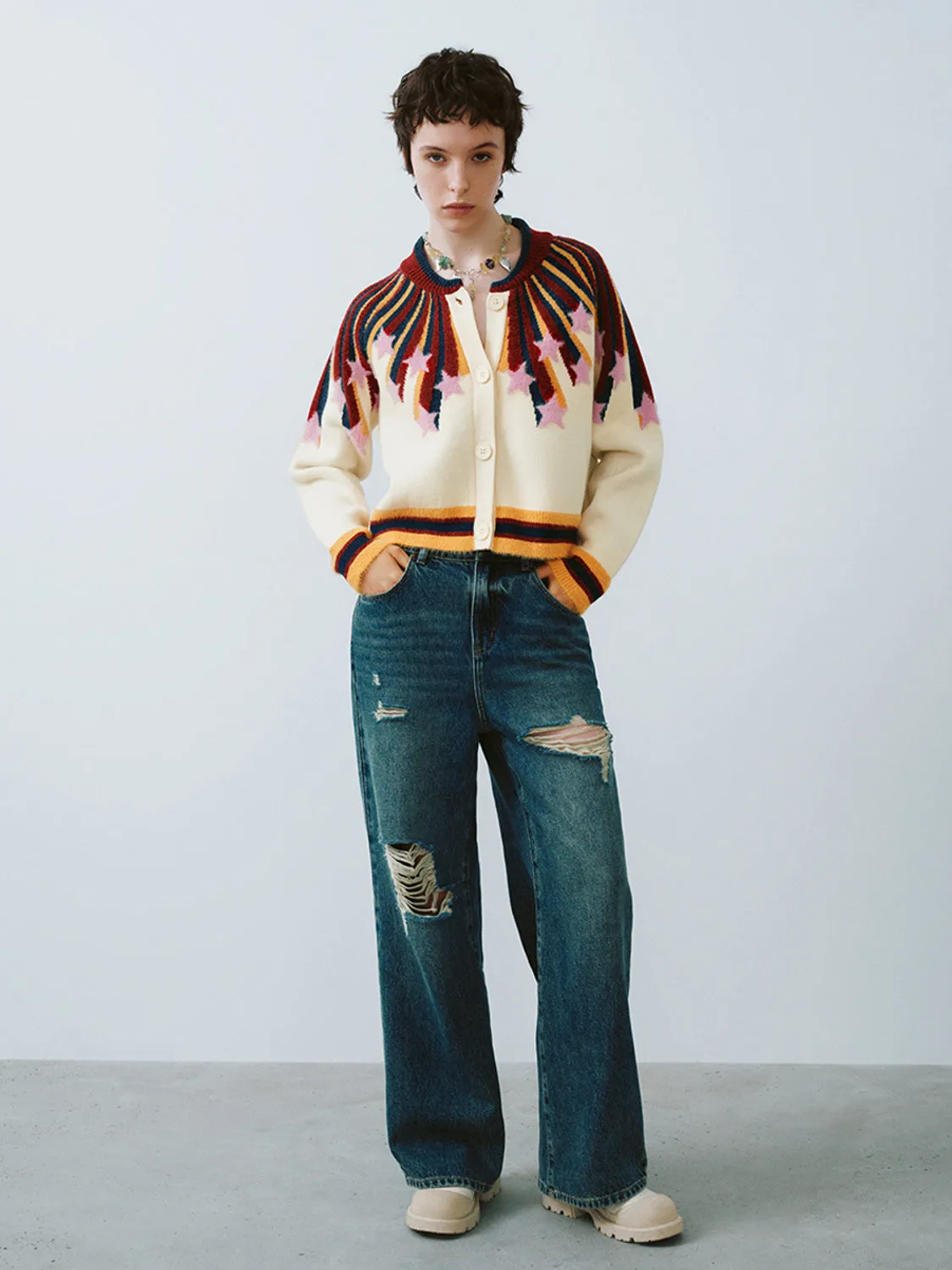 Button Up Knitted Cardigans sold by Urban Revivo product image thumbnail 4