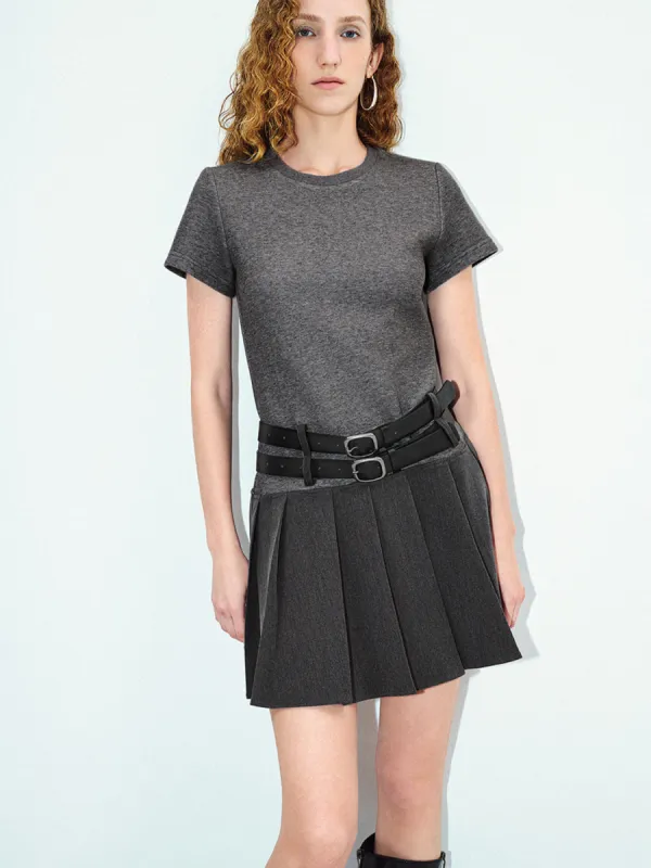 Belt Decor Straight Dresses sold by Urban Revivo