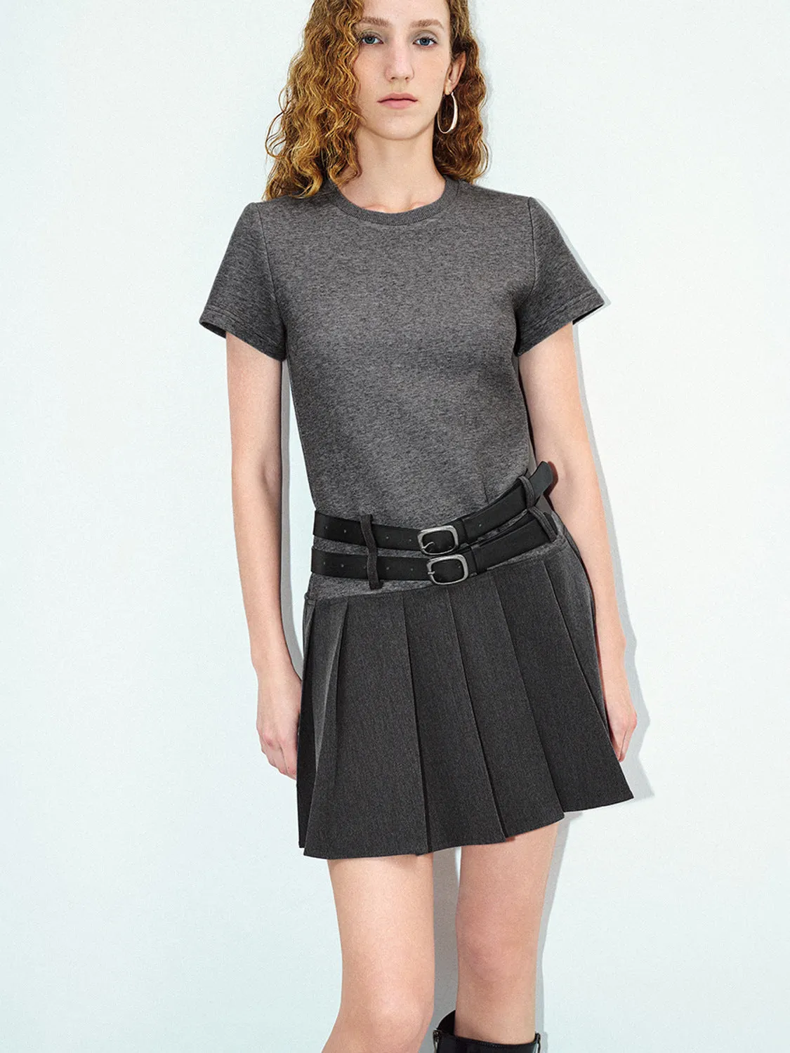Belt Decor Straight Dresses sold by Urban Revivo