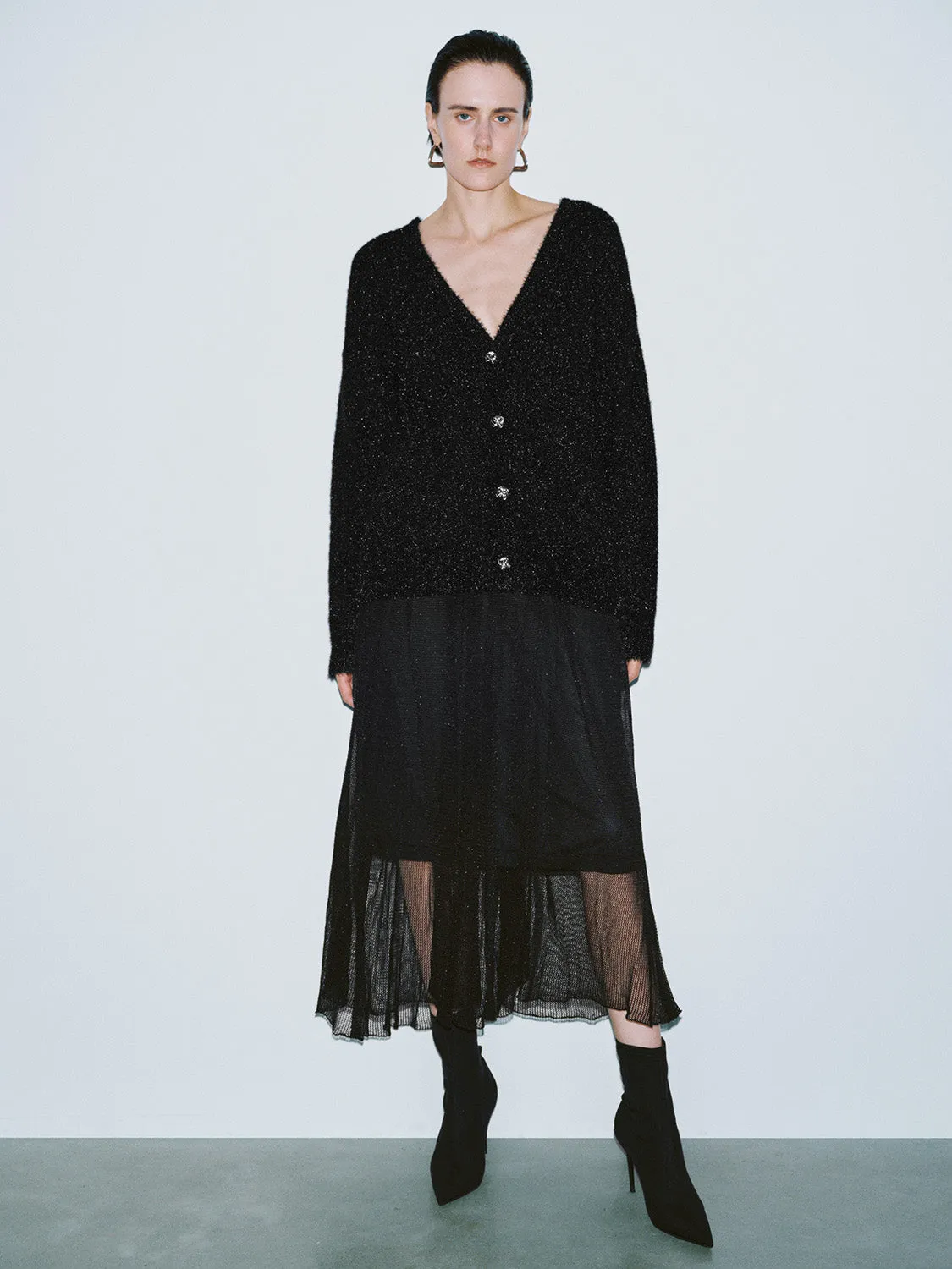 Button Up Knitted Cardigans sold by Urban Revivo product image thumbnail 4