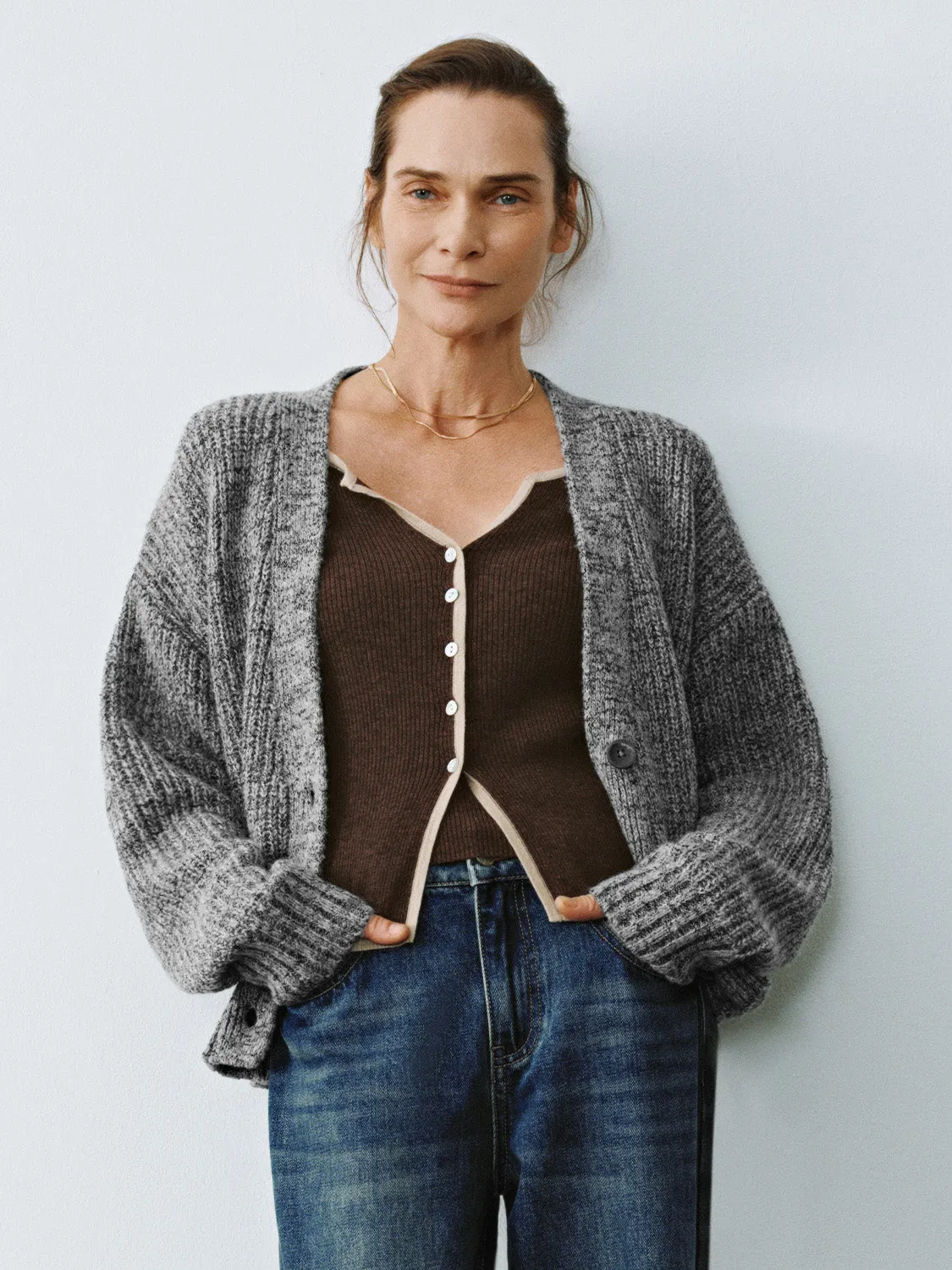 Button Up Knitted Cardigans sold by Urban Revivo