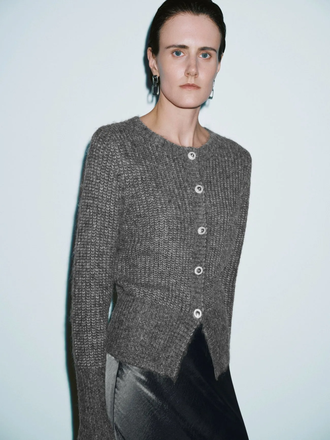 Button Up Knitted Cardigans sold by Urban Revivo product image thumbnail 2