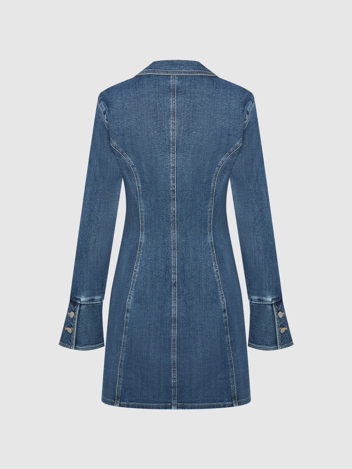Button Up Denim Dresses sold by Urban Revivo product image thumbnail 2