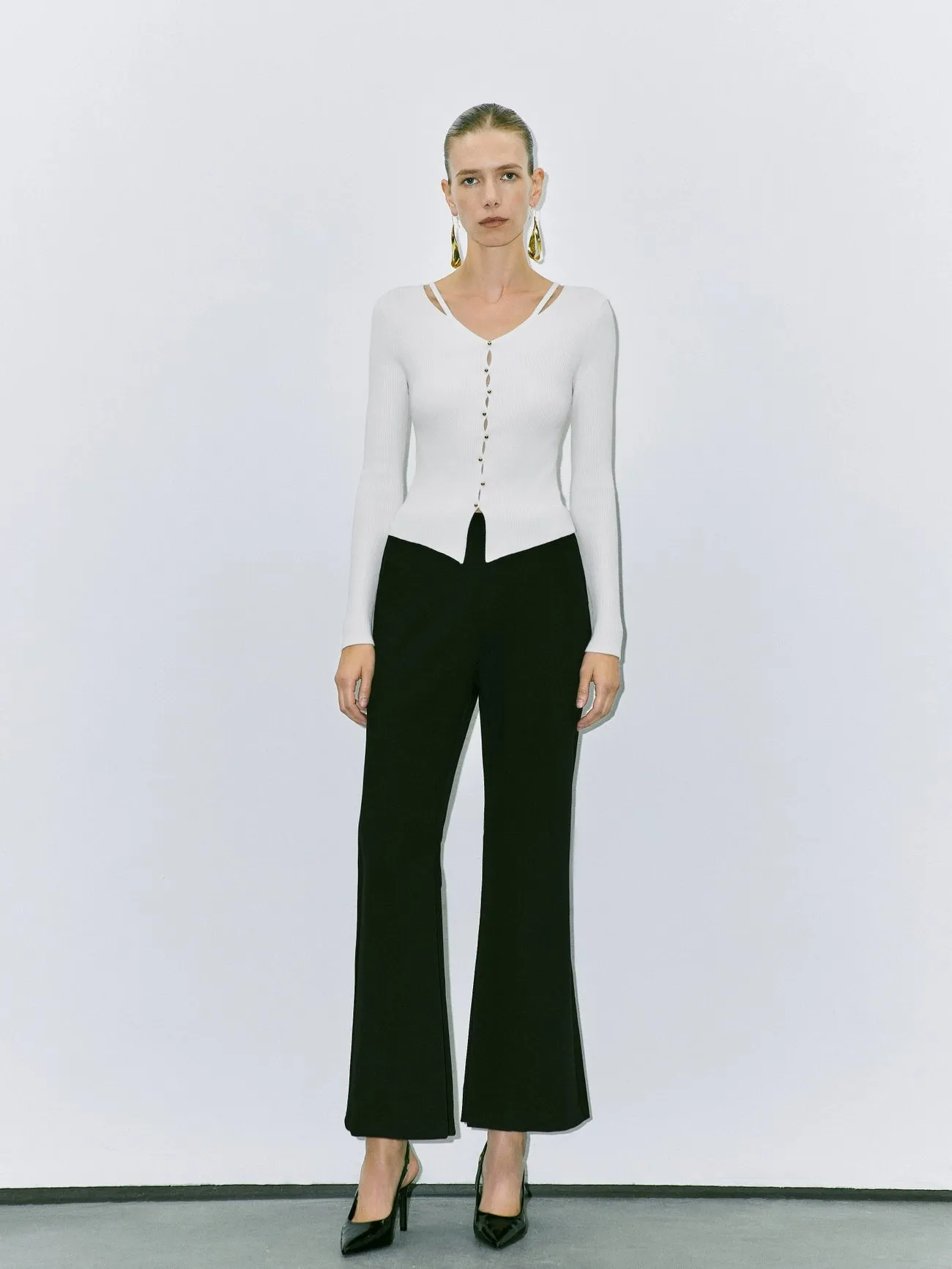 Button Up Knitted T-Shirts sold by Urban Revivo