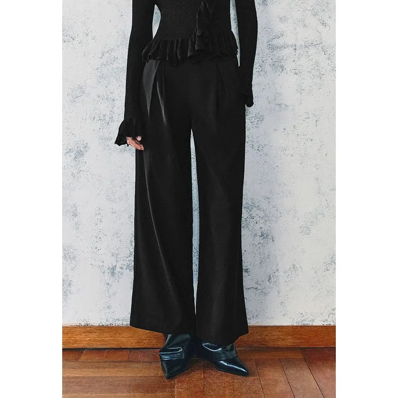 Ankle Length Wide-Leg Pants sold by Urban Revivo product image thumbnail 4