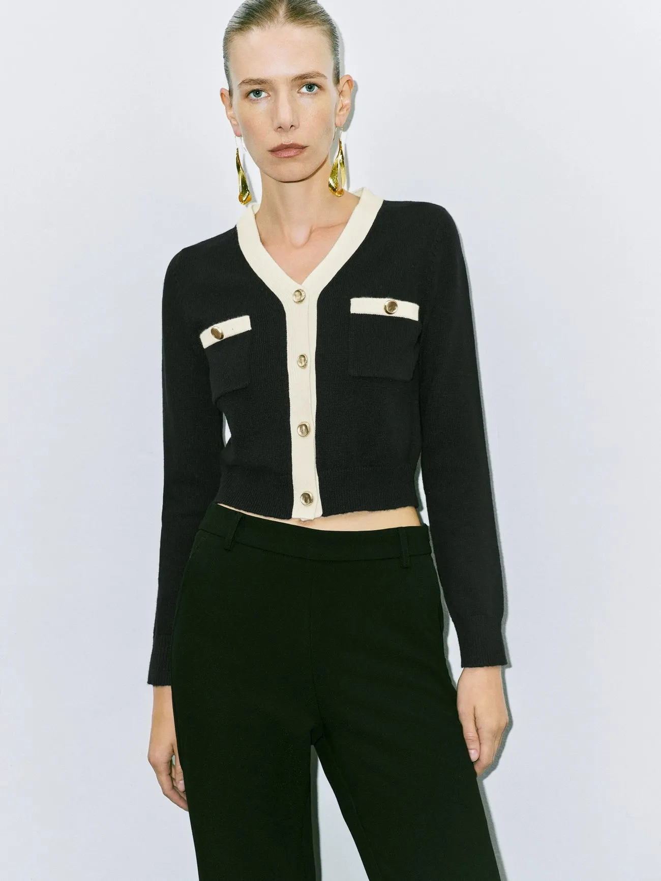 Button Up Knitted Cardigans sold by Urban Revivo product image thumbnail 3