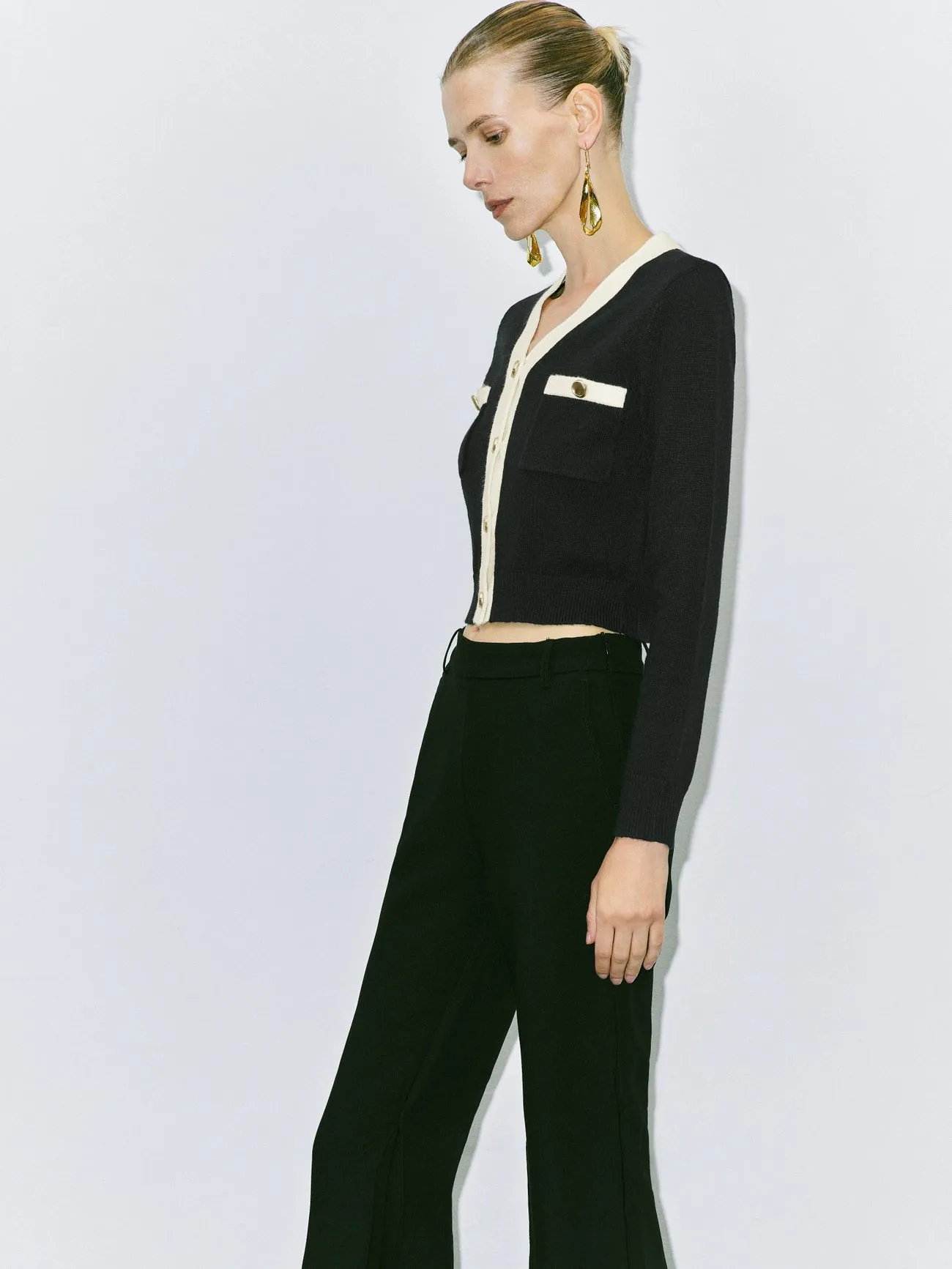 Button Up Knitted Cardigans sold by Urban Revivo product image thumbnail 2