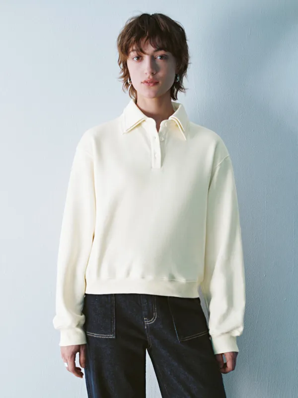 Button Half Loose Sweatshirts sold by Urban Revivo
