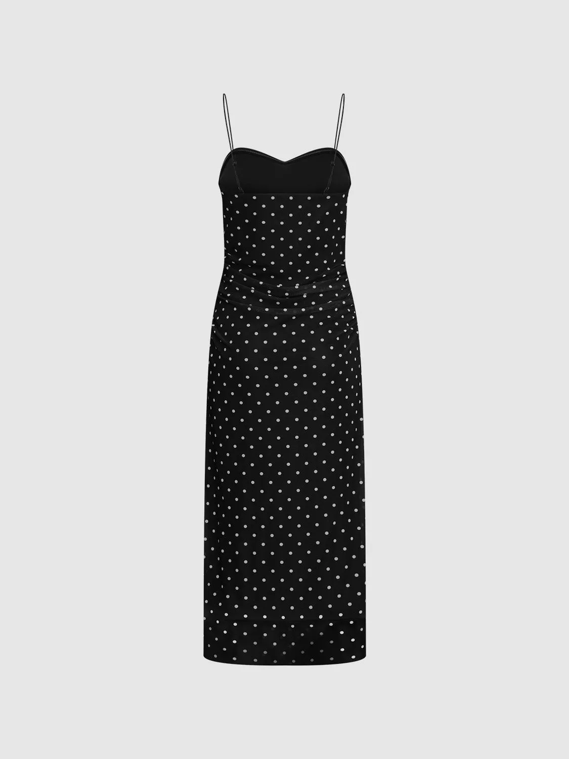 Cami Polka Dot Skinny-Fit Dresses sold by Urban Revivo product image thumbnail 2