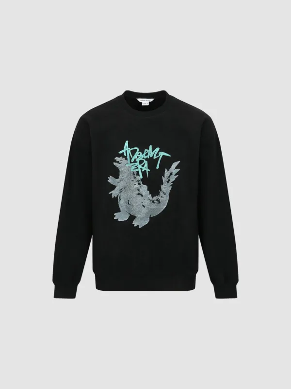 Dinosaur Printed Sweatshirts sold by Urban Revivo