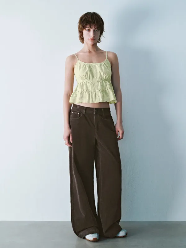 Regular Wide-Leg Pants sold by Urban Revivo