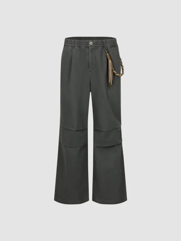 Elastic Wide-Leg Pants sold by Urban Revivo