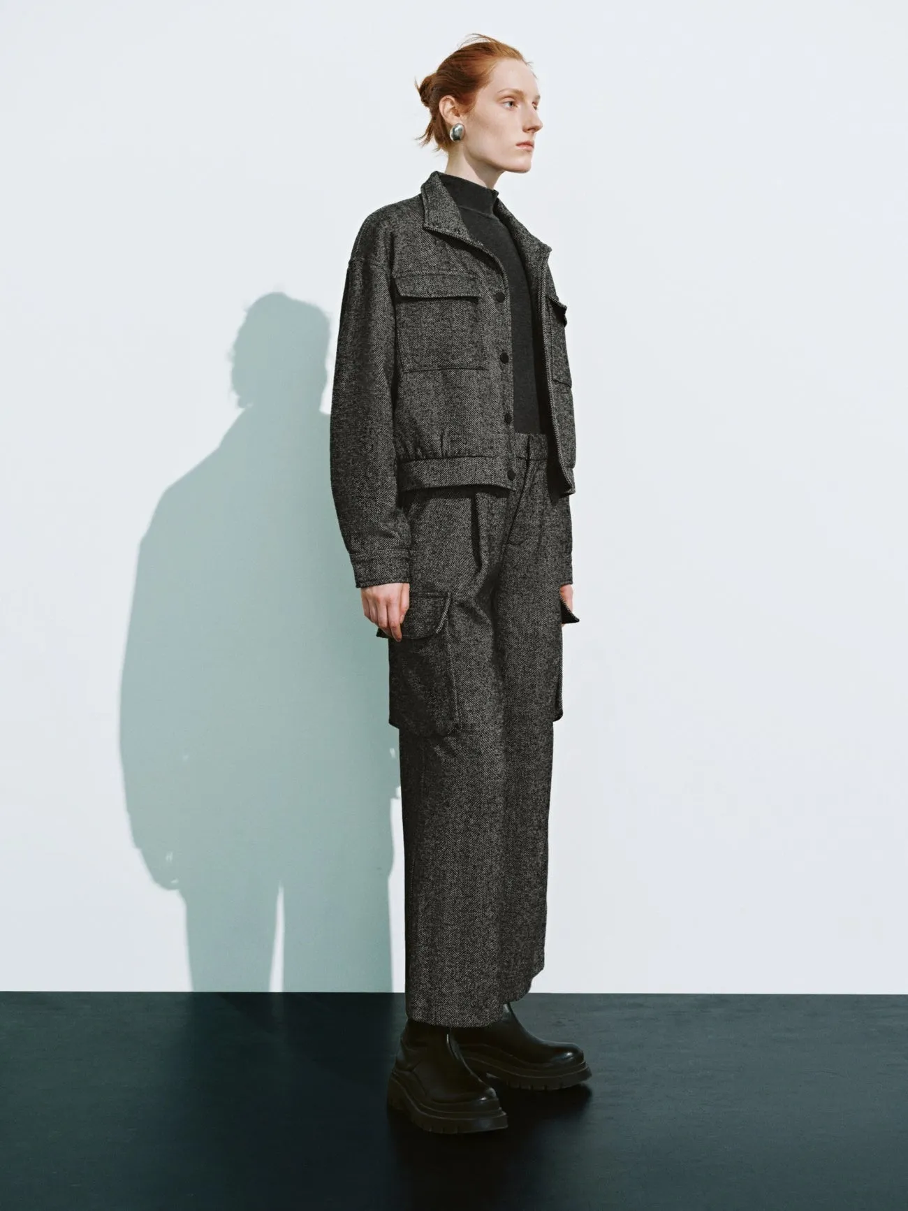 Flap Pocket Wide-Leg Pants sold by Urban Revivo