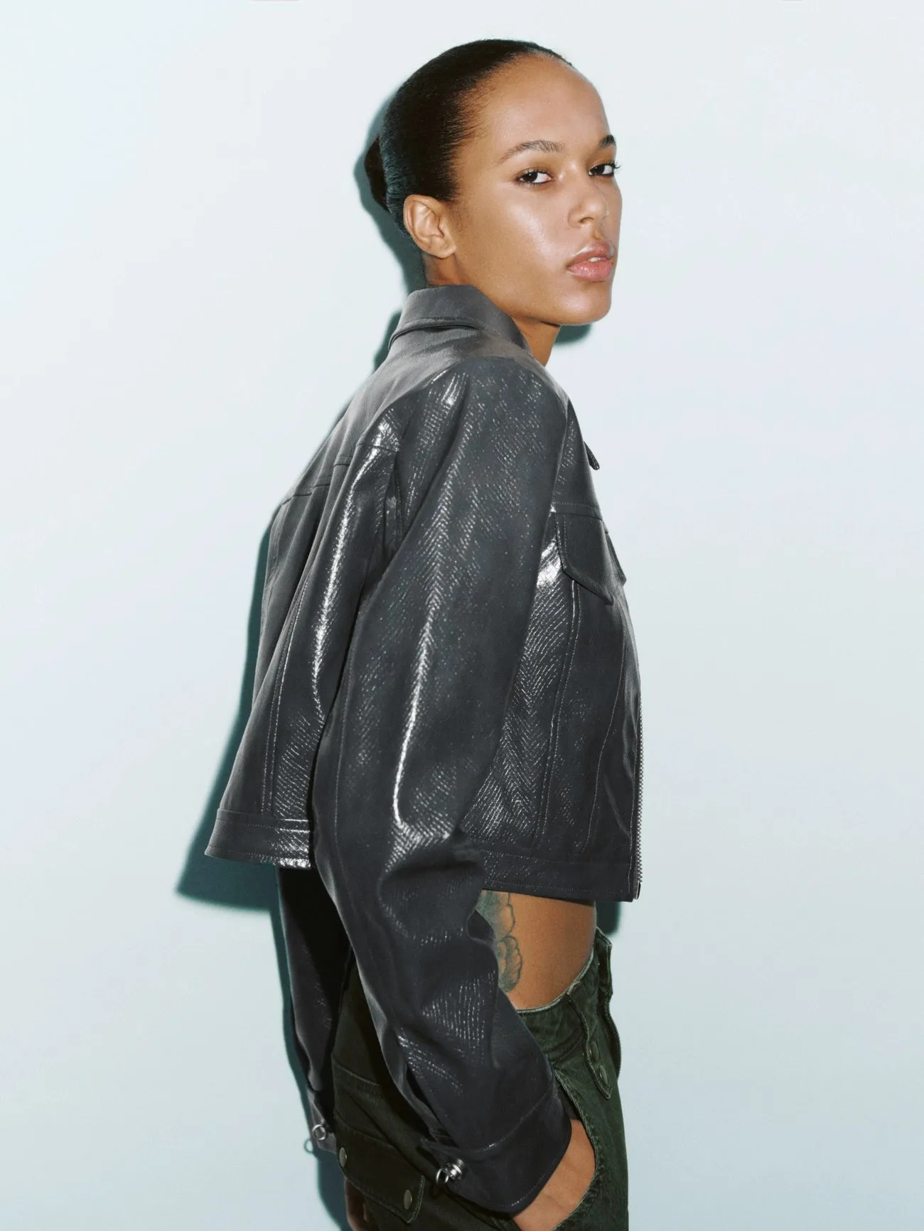 Zip Up Front Jackets sold by Urban Revivo product image thumbnail 3