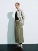 Leather Oversized A-Line Skirts sold by Urban Revivo