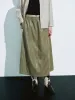 Leather Oversized A-Line Skirts sold by Urban Revivo