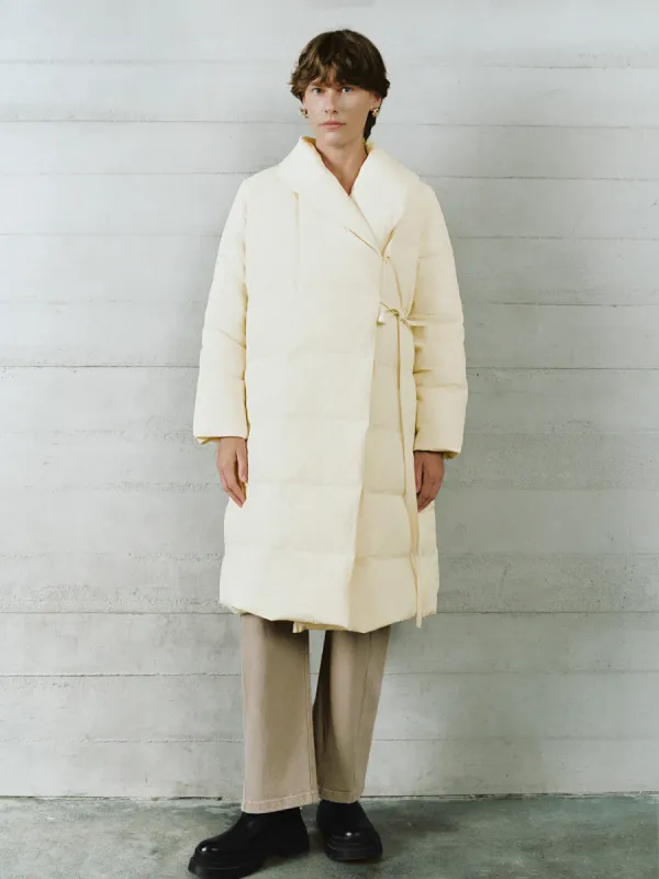 Tie Front Down Outerwear sold by Urban Revivo