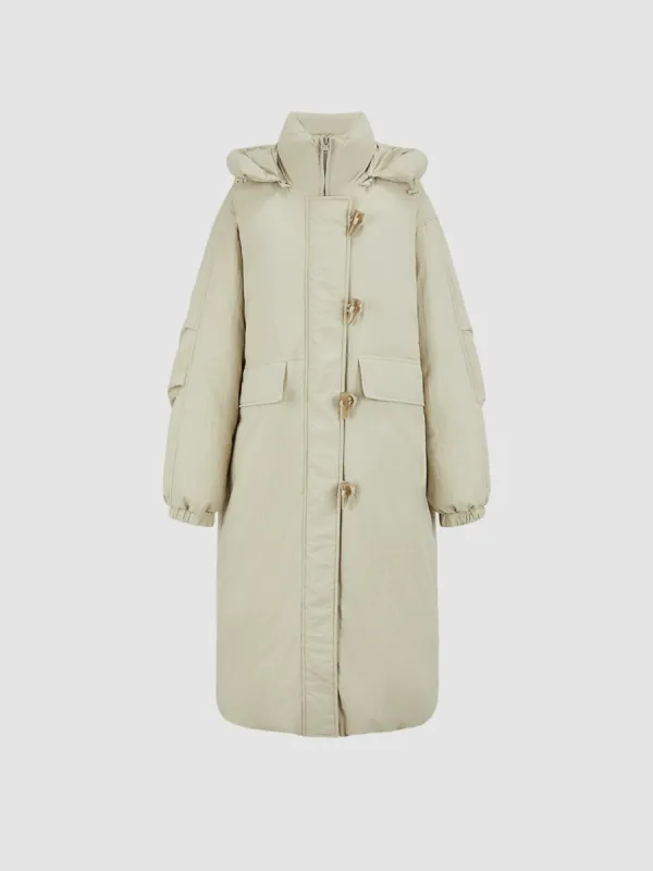 Hoodie Long Down Outerwear sold by Urban Revivo