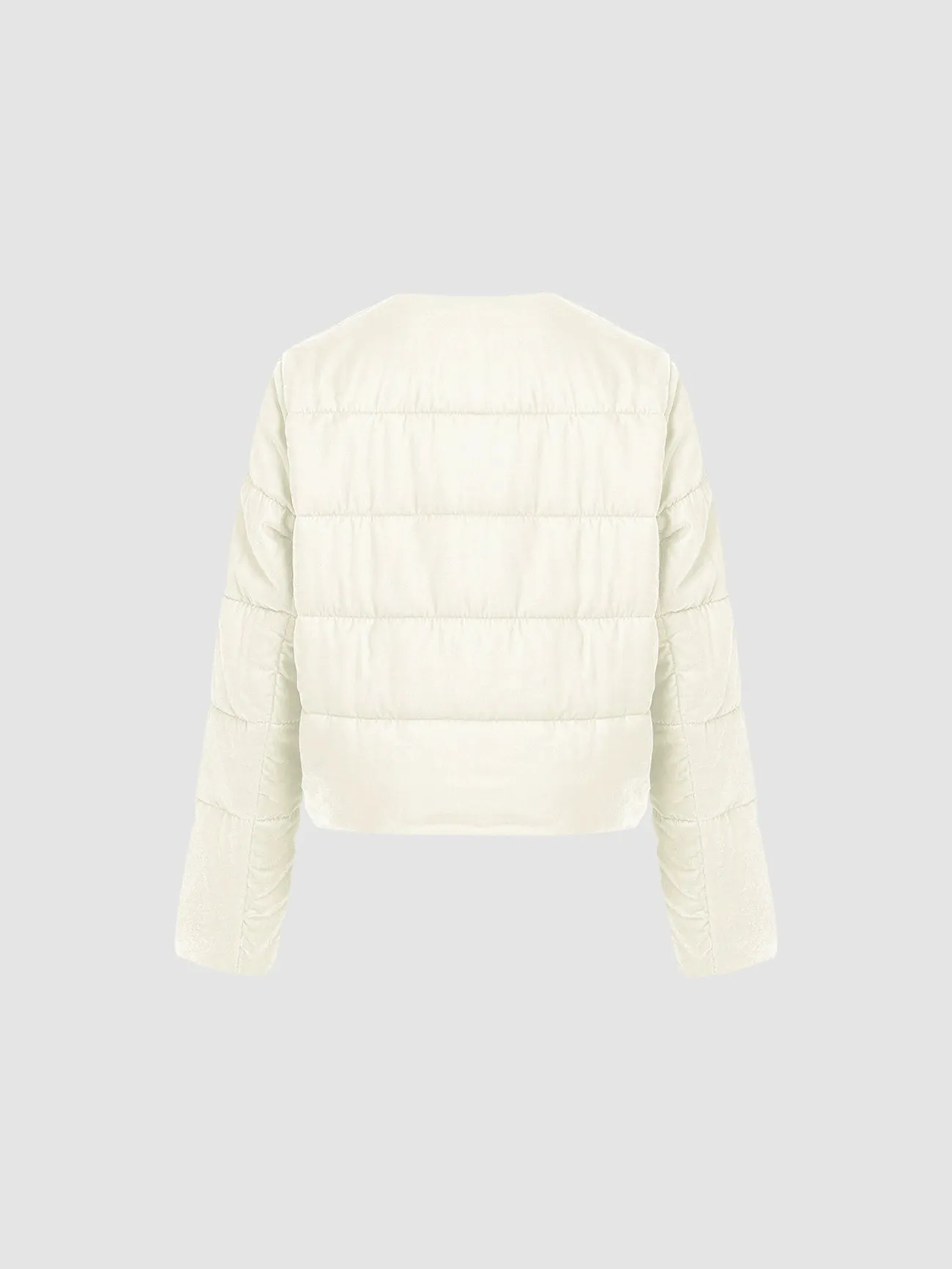 Button Up Puffer Jacket sold by Urban Revivo product image thumbnail 2