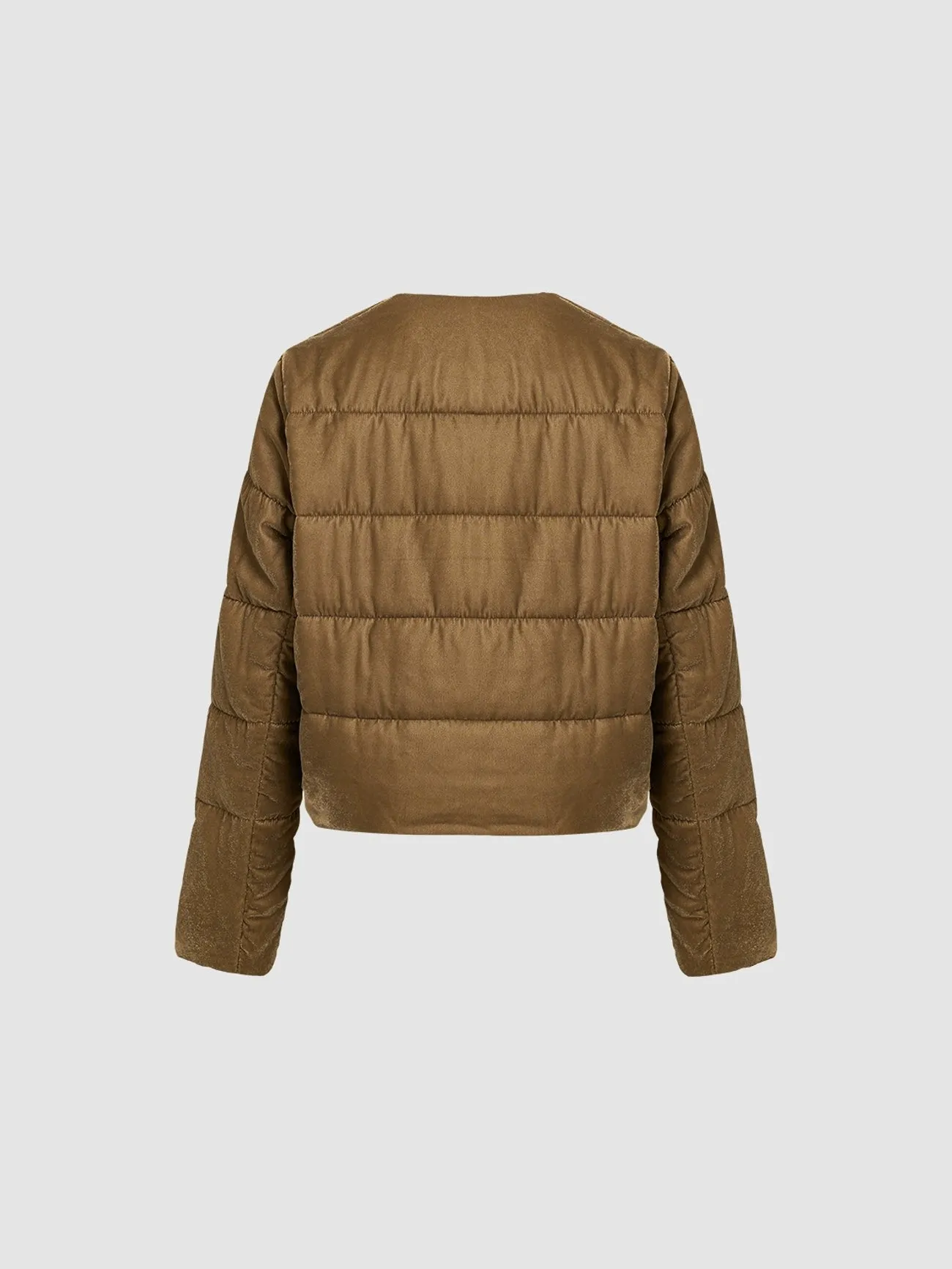 Button Up Puffer Jacket sold by Urban Revivo product image thumbnail 4