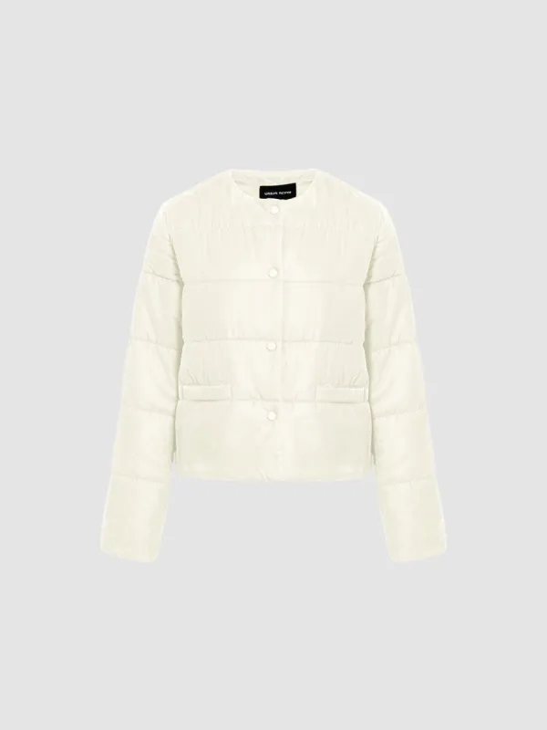 Button Up Puffer Jacket sold by Urban Revivo