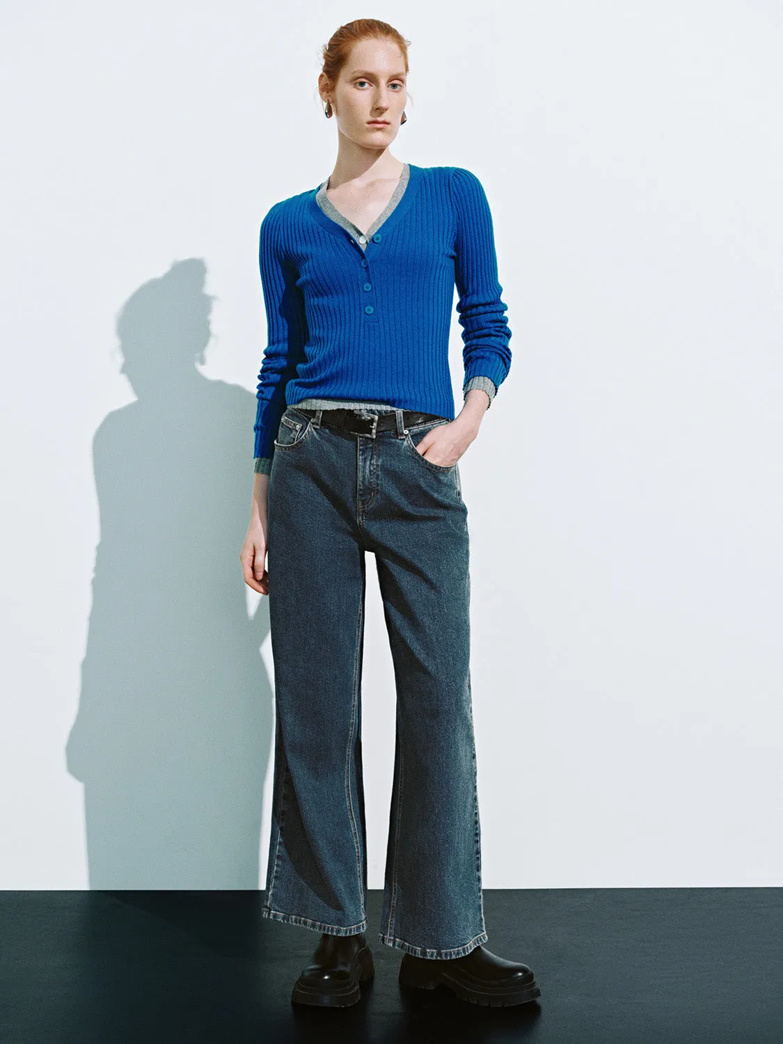 Skinny Knitted T-Shirts sold by Urban Revivo product image thumbnail 4