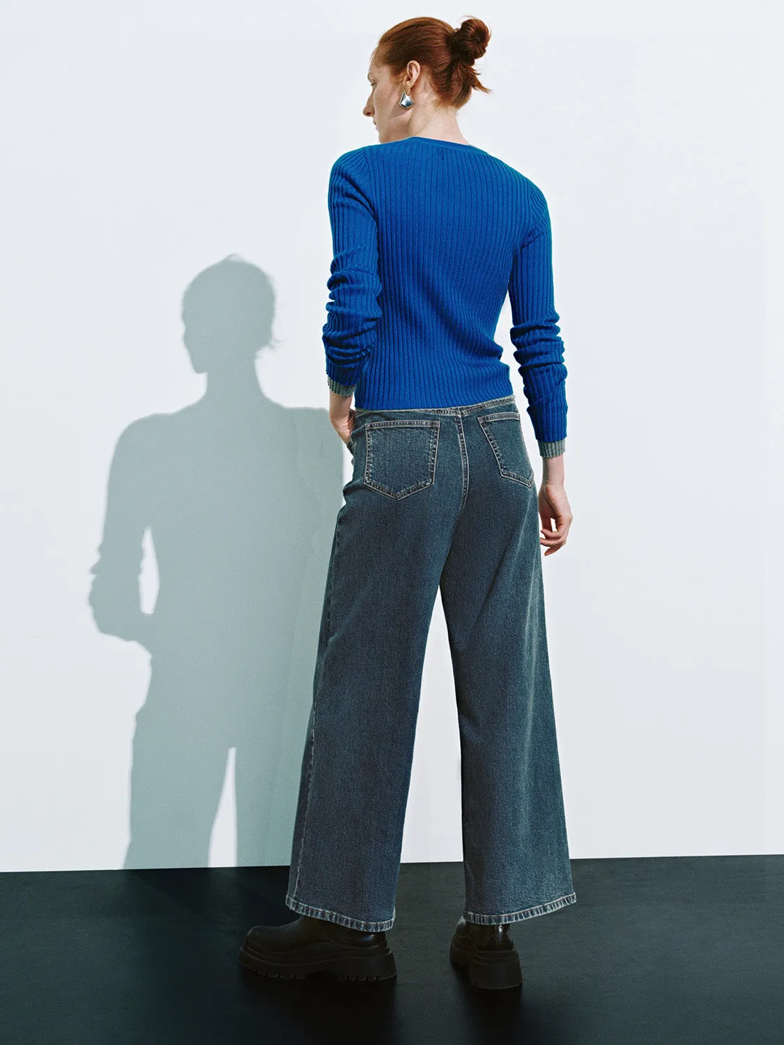 Skinny Knitted T-Shirts sold by Urban Revivo product image thumbnail 3