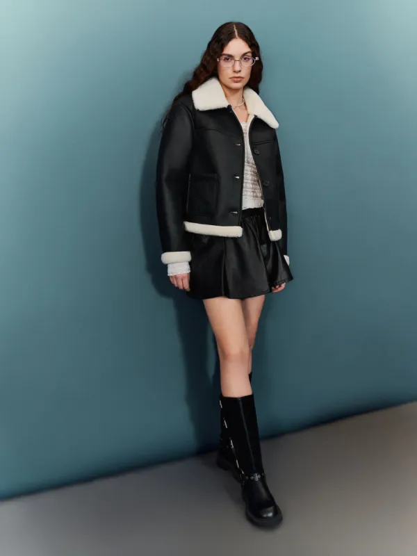 Leather Shearling Jackets sold by Urban Revivo