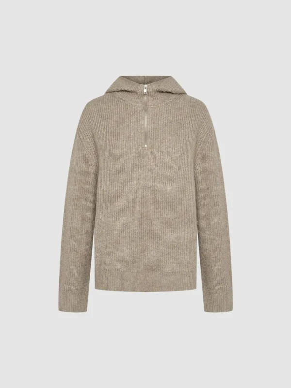 Zip Half Placket Knitted T-Shirts sold by Urban Revivo