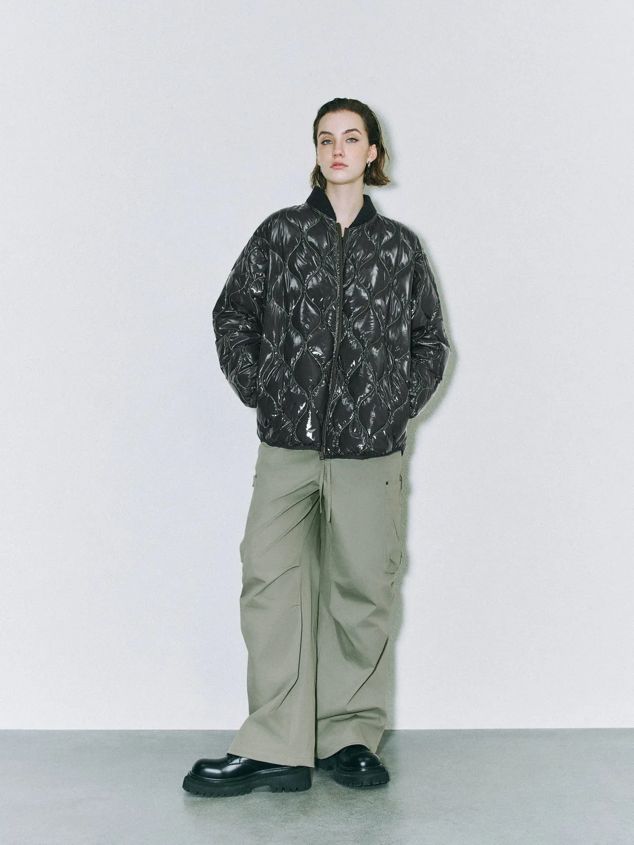 Quilted Jacket Down Outerwear sold by Urban Revivo