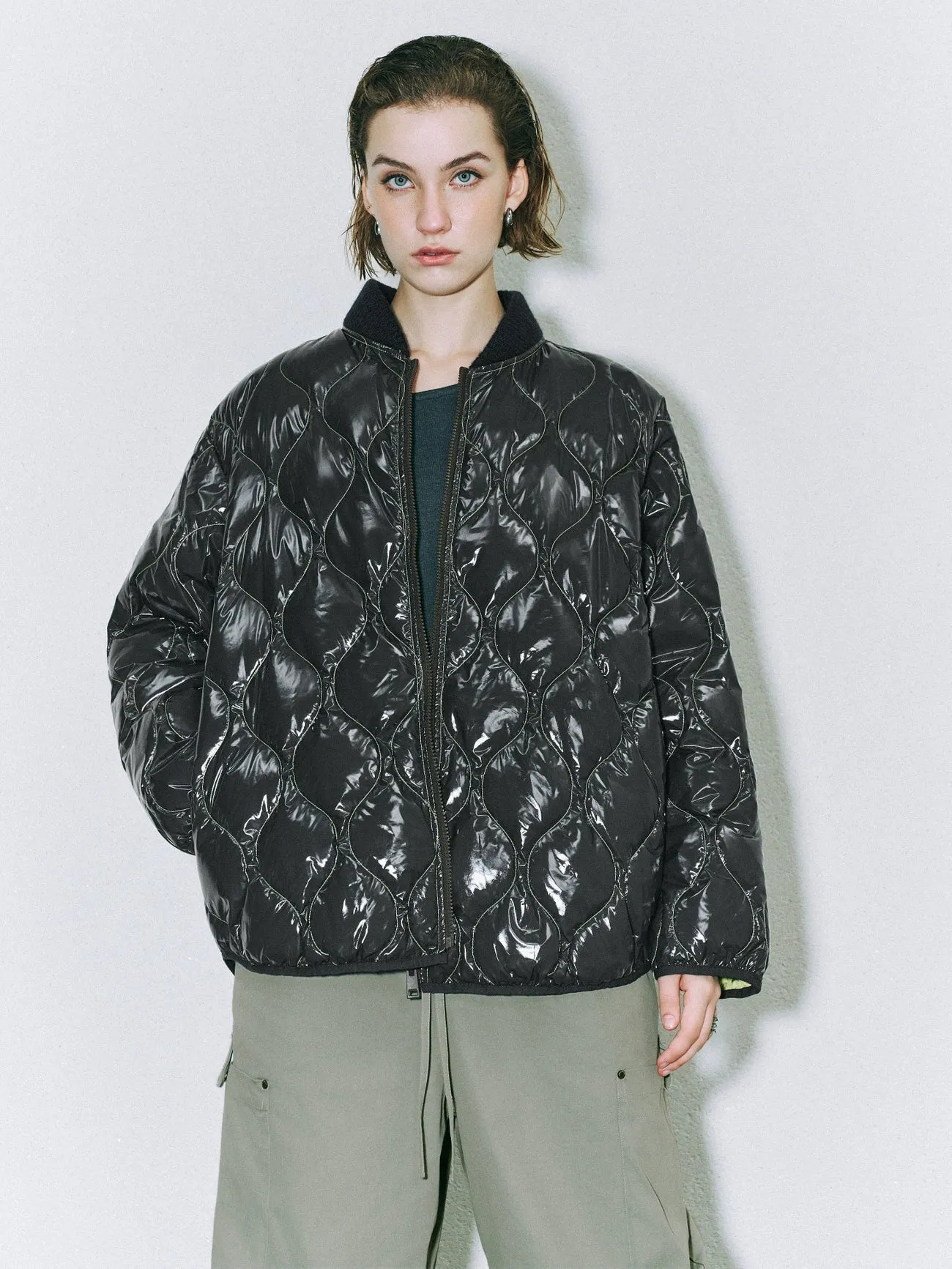 Quilted Jacket Down Outerwear sold by Urban Revivo product image thumbnail 2