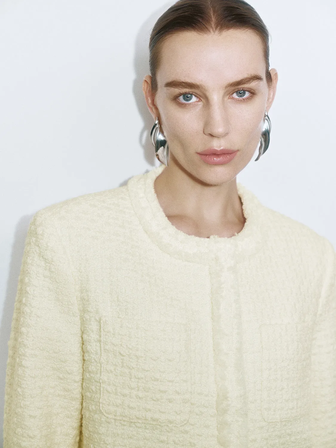 Loose Tweed Jackets sold by Urban Revivo product image thumbnail 5